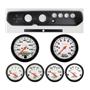 64 Chevelle Black Dash Carrier w/ Auto Meter 3-3/8" Phantom Electric Gauges