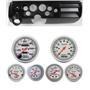 68 Chevelle Black Dash Carrier w/ Auto Meter 3-3/8" Ultra-Lite Mechanical Gauges