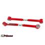 UMI Performance 1061-R Ford Mustang On-Car Adj. Lower Control Arms Poly / Roto-Joint Combo - Red