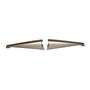 65 Chevelle Radiator Show Filler Panel Clear Anodized SS 65CH-01C