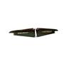 64 Impala Radiator Show Filler Panel Black Anodized Bowtie & Chevrolet 64IM-04B