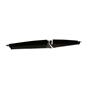 63-64 Nova Radiator Show Filler Panel Black Anodized no Engraving 634NO-00B
