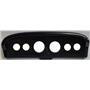 61-66 Ford Truck Carbon Dash Carrier Panel for 3-3/8", 2-1/16" Gauges