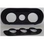 62-65 Nova Black Dash Carrier Panel for 3-3/8", 2-1/16" Gauges