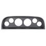 60-63 Chevy Truck Black Dash Carrier Panel for 3-3/8", 2-1/16" Gauges