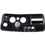 69 Chevelle Black Dash Carrier Panel w/ Astro for 5", 2-1/16" Gauges