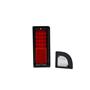 EMS TAIL LIGHT ASSEMBLY PAIR 67-72 C-10 BLACK ANODIZED MS275-85BA