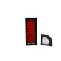 EMS TAIL LIGHT ASSEMBLY PAIR 67-72 C-10 MATTE BLACK MS275-85MB