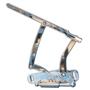 EMS BILLET ALUMINUM HOOD HINGES PAIR 69-72 CHEVELLE EL CO CLEAR COAT MS149-57CL