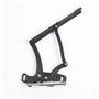 EMS BILLET ALUMINUM HOOD HINGES PAIR 65-67 IMPALA MATTE BLACK MS149-43MB