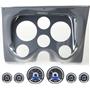 67 68 Camaro Carbon Dash Carrier Panel w/ Dakota Digital VHX Universal 6 Gauge
