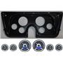 67-72 GM Truck Carbon Dash Carrier w/ Dakota Digital VHX Universal 6 Gauge