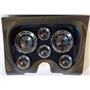 67 68 Firebird Black Dash Carrier w/Auto Meter American Muscle Gauges