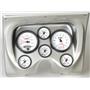 67 68 Camaro Silver Dash Carrier w/Auto Meter Phantom II Gauges