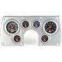 82-89 Camaro Silver Dash Carrier w/Auto Meter Sport Comp Electric Gauges