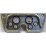 67-72 GM Truck Silver Dash Carrier w/Auto Meter Phantom Electric Gauges