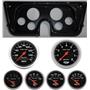 67-72 GM Truck Carbon Dash Carrier w/Auto Meter Sport Comp Electric Gauges