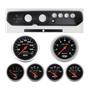 65 Chevelle Black Dash Carrier w/ Auto Meter 3-3/8" Sport Comp Electric Gauges