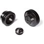 CVF Racing Stealth Black Ford Small Block Pulley Kit PS (3 Bolt Crank)