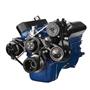 Stealth Black Ford 289-302-351W Serpentine Conversion Kit - Alternator, Power Steering & A/C