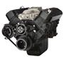 Black Chevy Big Block Gen. VI Serpentine Conversion Kit - Alternator Only, Long Water Pump