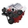 CVF Racing Black Diamond Chevy LS Engine High Mount Serpentine Kit - Alternator Only
