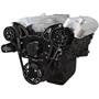 Black Diamond Serpentine System for 396, 427 & 454 - AC & Alternator with Electric Water Pump