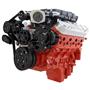 CVF Racing Black Diamond Chevy LS Serpentine Kit - Edelbrock - AC & Alternator