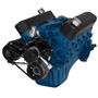 Black Ford 289-302-351W V-Belt System for Alternator Only with Electric Water Pump