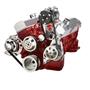 Chevy Small Block Serpentine Conversion - AC, Alternator & Power Steering, Long Water Pump