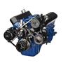 Black Ford 289-302-351W Serpentine Conversion Kit - Alternator, Power Steering & A/C