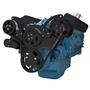 Stealth Black Serpentine System for Small Block Mopar - AC & Alternator - All Inclusive