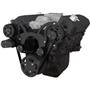 Black Serpentine System for Big Block Chevy Gen. VI - AC & Alternator with Electric Water Pump