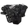 CVF Racing Black Serpentine System for 396, 427 & 454 - AC & Alternator - All Inclusive