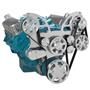 Pontiac Serpentine System for 350-400, 428 & 455 V8 - Power Steering - All Inclusive