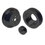 CVF Racing Stealth Black Ford Big Block Pulley Kit PS (429 & 460)