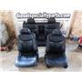 1992 - 1995 MERCEDES S600 BLACK LEATHER SEATS FRONT BACK OEM V12 SEDAN