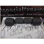 2004 - 2007 NISSAN TITAN SE OEM KINGCAB HEAD RESTS SET SEAT GREY CLOTH REST