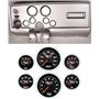 69 Pontiac Firebird Silver Dash Carrier Concourse Black Face Gauges