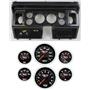 80-86 Ford Truck Carbon Dash Carrier w/ 3-3/8" Concourse Series Black Gauges
