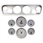 64-66 Mustang Silver Dash Carrier Concourse Silver Face Gauges