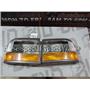 1995 FORD F350 F250 XL XLT OEM HEADLIGHT BEZELS SIGNAL LIGHTS SURROUNDS (GREY)