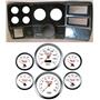 84-87 Chevy Truck Carbon Dash Carrier Concourse White Face Gauges