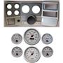 84-87 Chevy Truck Silver Dash Carrier Concourse Silver Face Gauges