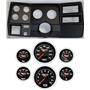 73-83 GM Truck Black Dash Carrier Concourse Black Face Gauges