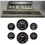 67 Chevelle Silver Dash Carrier Concourse Black Face Gauges