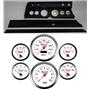 67 Chevelle Black Dash Carrier Concourse White Face Gauges