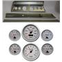 67 Chevelle Silver Dash Carrier Concourse Silver Face Gauges