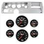 70-72 Chevelle SS Silver Dash Carrier Concourse Black Face Gauges
