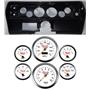 68 Nova Carbon Dash Carrier Concourse Silver Face Gauges